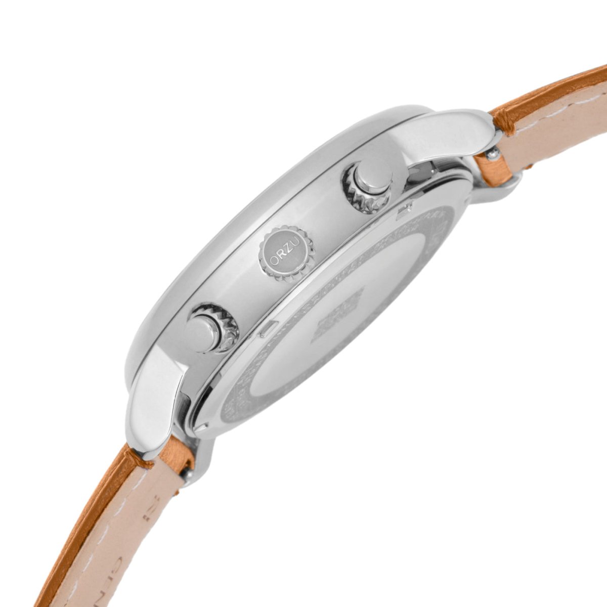 Orzu Watches - ORZU Chronograph White Dial Men's Watch