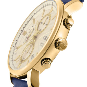 Orzu Watches - ORZU Chronograph White Dial Men's Watch