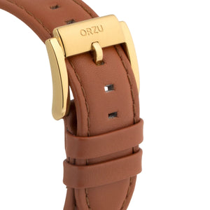 Orzu Watches - ORZU Chronograph White Dial Men's Watch