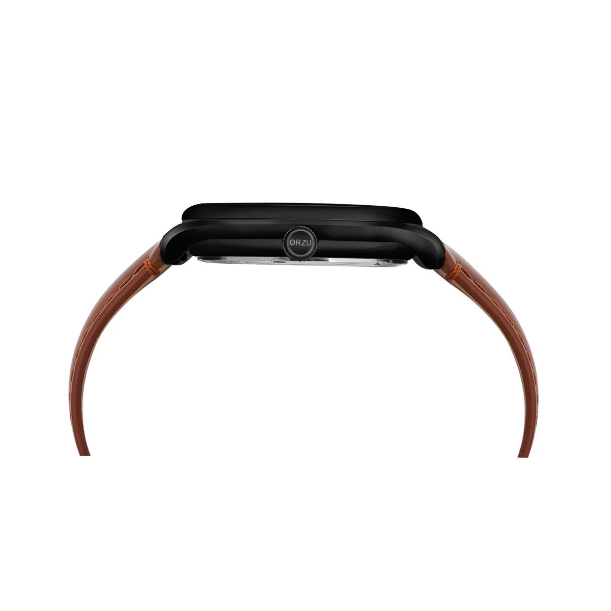 Orzu Watches - ORZU Multifunction Black Dial Men's Watch