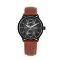 Orzu Watches - ORZU Multifunction Black Dial Men's Watch