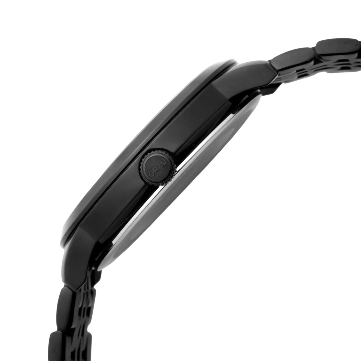 Orzu Watches - ORZU Multifunction Black Dial Men's Watch