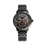 ORZU Multifunction Black Dial Men's Watch