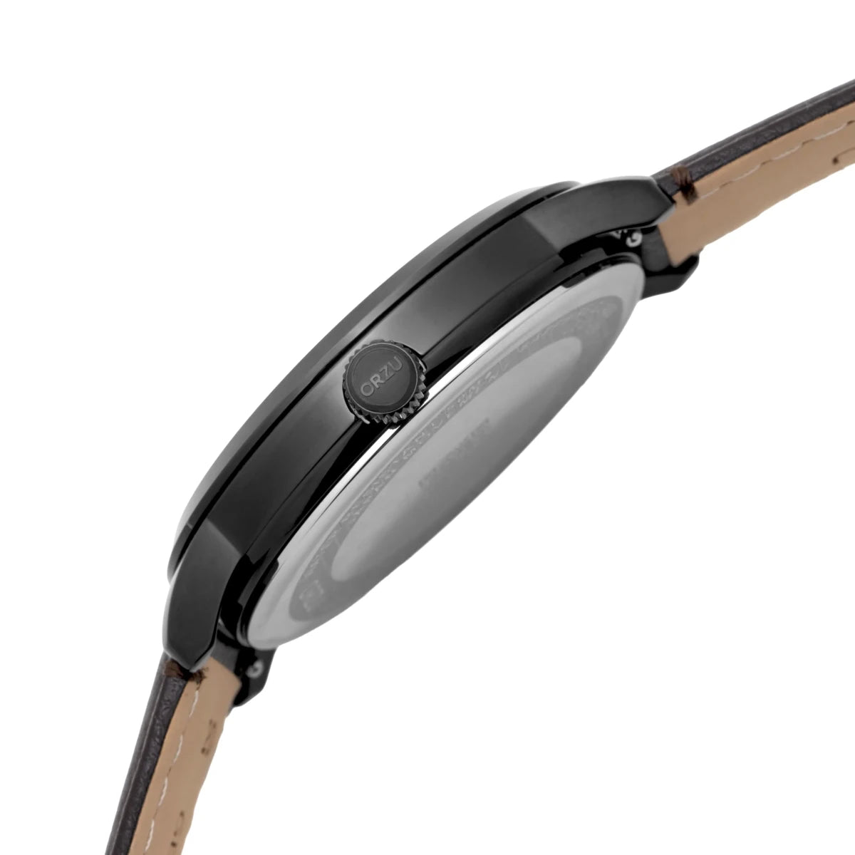 Orzu Watches - ORZU Multifunction Black Dial Men's Watch