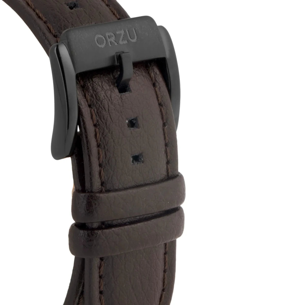 Orzu Watches - ORZU Multifunction Black Dial Men's Watch