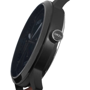 Orzu Watches - ORZU Multifunction Blue Dial Men's Watch