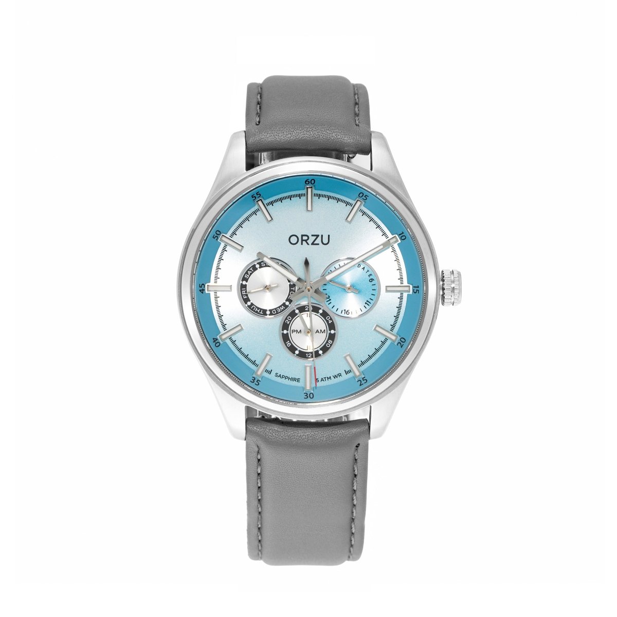 Orzu Watches - ORZU Multifunction Blue Dial Men's Watch