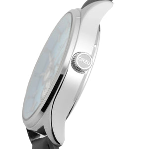 Orzu Watches - ORZU Multifunction Blue Dial Men's Watch