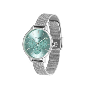 Orzu Watches - ORZU Multifunction Blue Dial Women's Watch