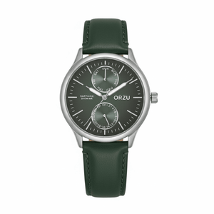 Orzu Watches - ORZU Multifunction Green Dial Men's Watch
