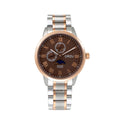 Orzu Watches - ORZU Multifunction Moon Phase Brown Dial Men's Watch