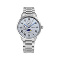 Orzu Watches - ORZU Multifunction Moon Phase White Dial Men's Watch