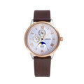 Orzu Watches - ORZU Multifunction Moon Phase White Dial Men's Watch