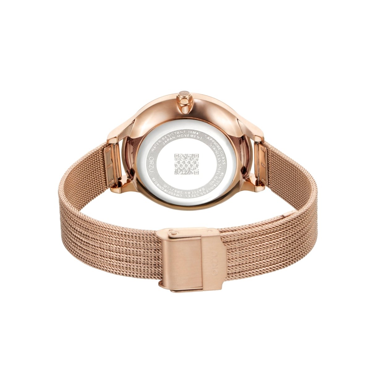 Orzu Watches - ORZU Multifunction Purple Dial Women's Watch