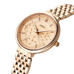 ORZU Multifunction Rose Gold Dial Women's Watch