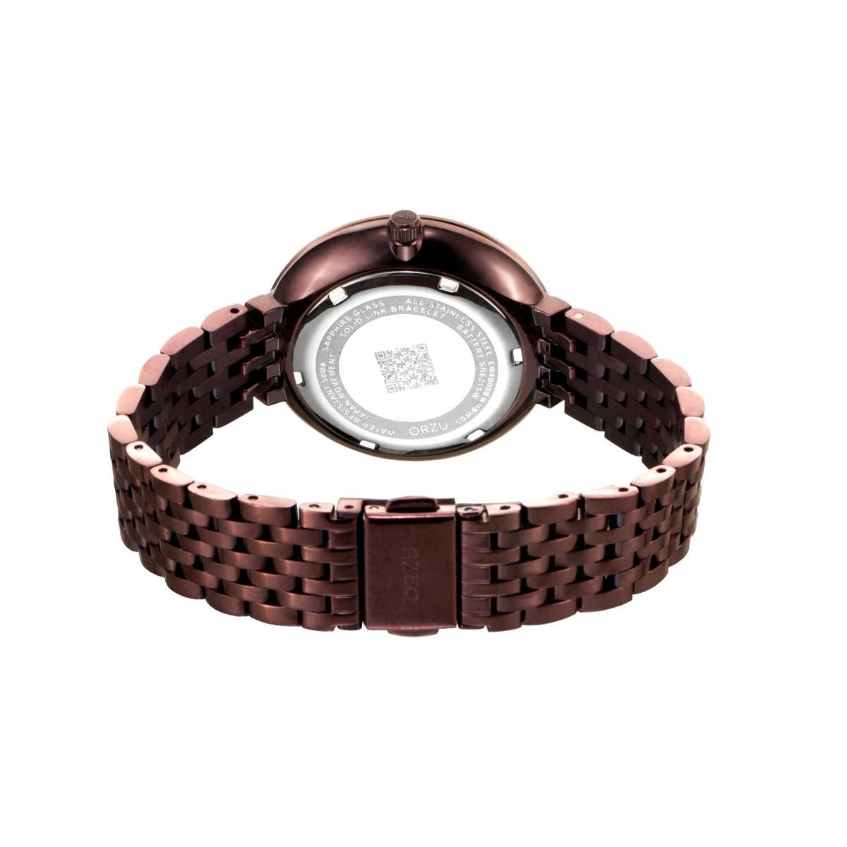 Orzu Watches - ORZU Multifunction Rose Gold Dial Women's Watch