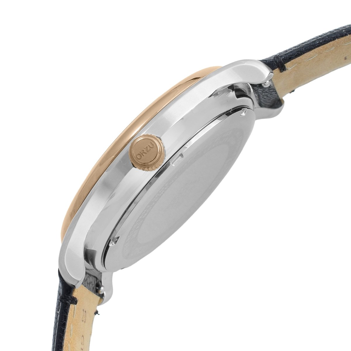 Orzu Watches - ORZU Multifunction Silver Dial Men's Watch