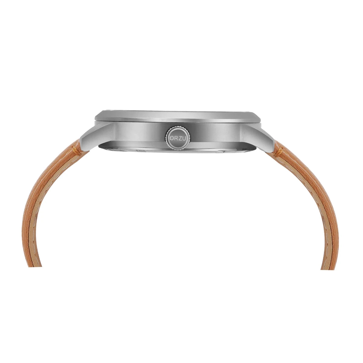 Orzu Watches - ORZU Multifunction Silver Dial Men's Watch