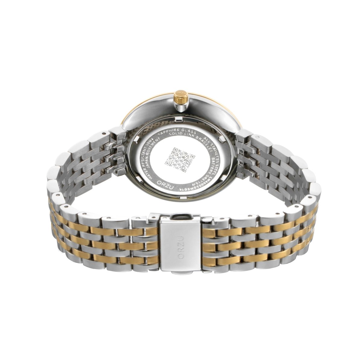 Orzu Watches - ORZU Multifunction Silver Dial Women's Watch