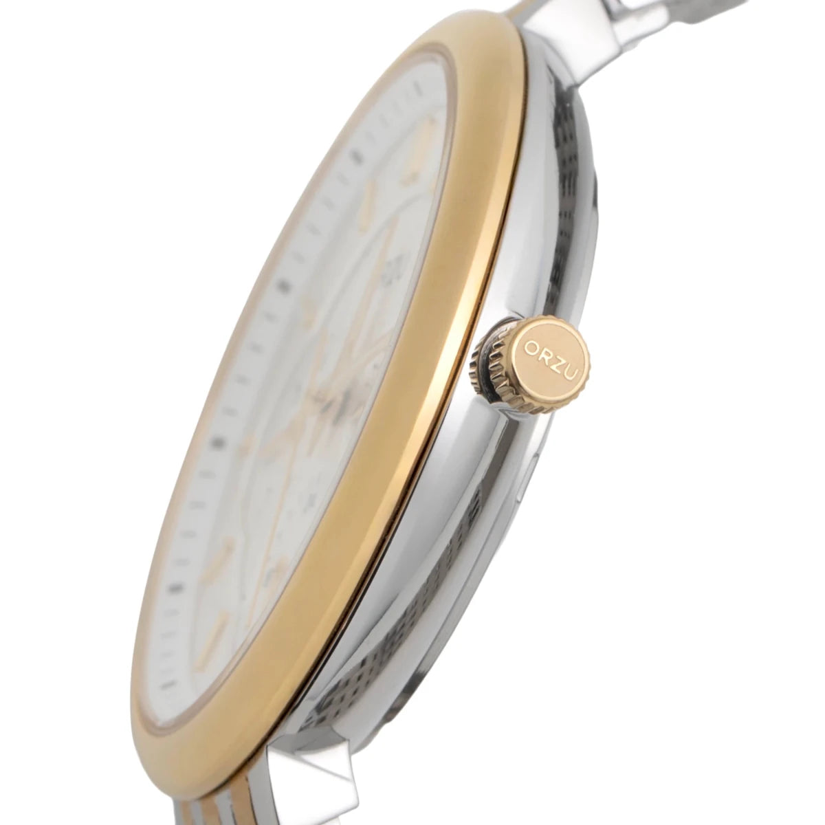 Orzu Watches - ORZU Multifunction Silver Dial Women's Watch