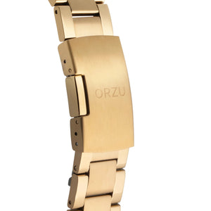 Orzu Watches - ORZU Multifunction White Dial Men's Watch