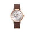Orzu Watches - Pearl White Multifunction - Interchangeable Leather Strap