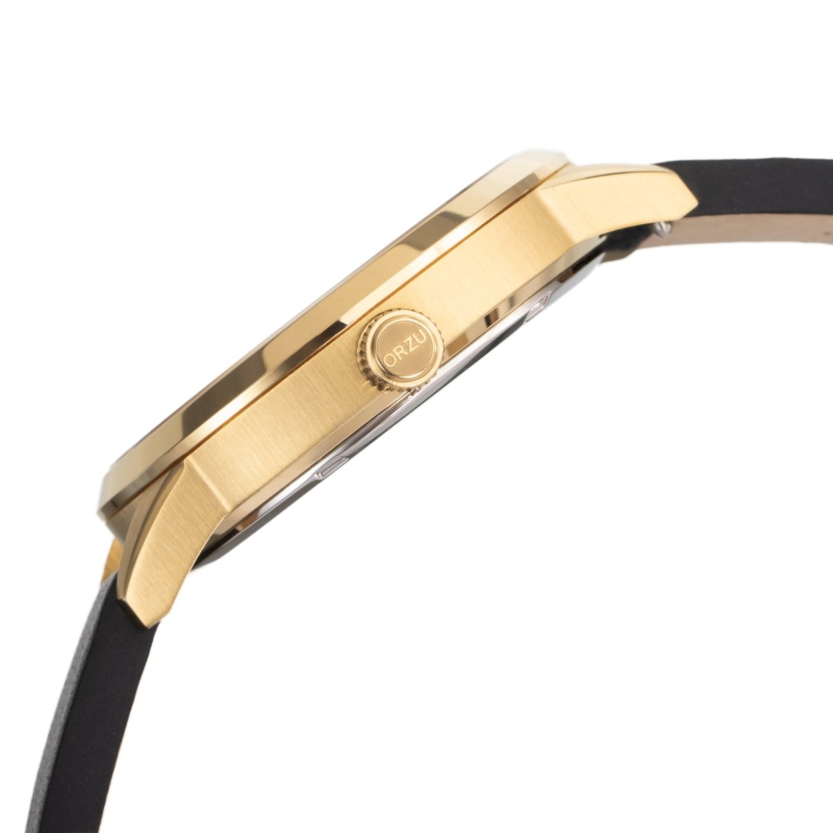 Orzu Watches - Silver Multifunction - Interchangeable Leather Strap